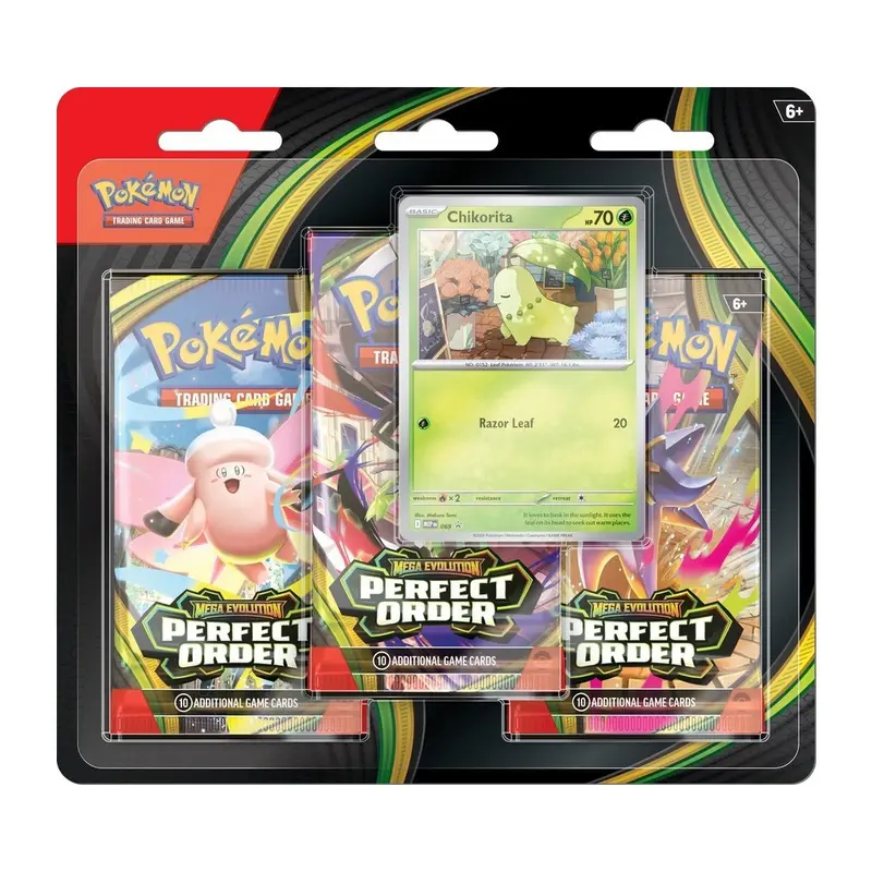 Pokémon Tcg Mega Evolution Perfect Order 3-Booster Blister 1