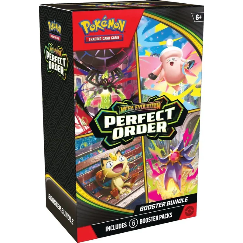 Pokémon Tcg Mega Evolution Perfect Order Booster Bundle 1