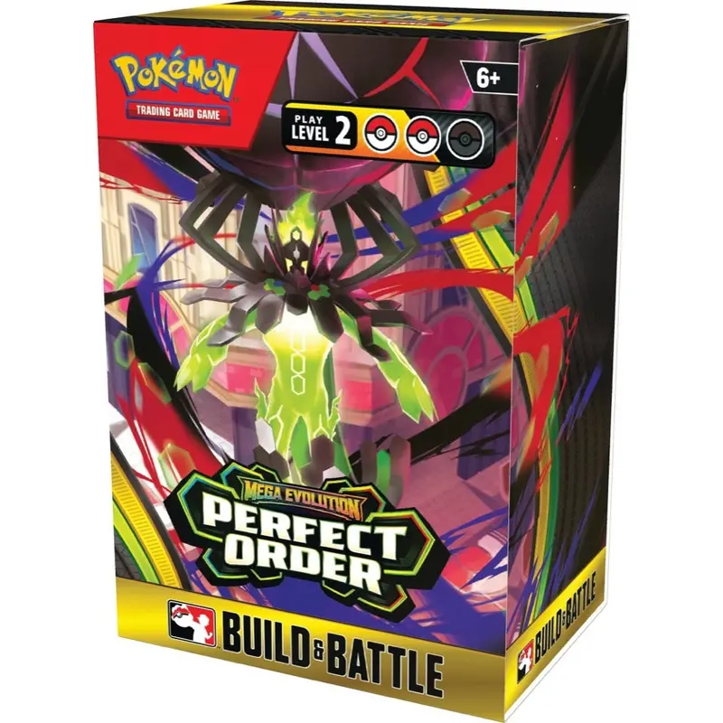 Pokémon Tcg: Mega Evolution— Perfect Order Build & Battle Box 1