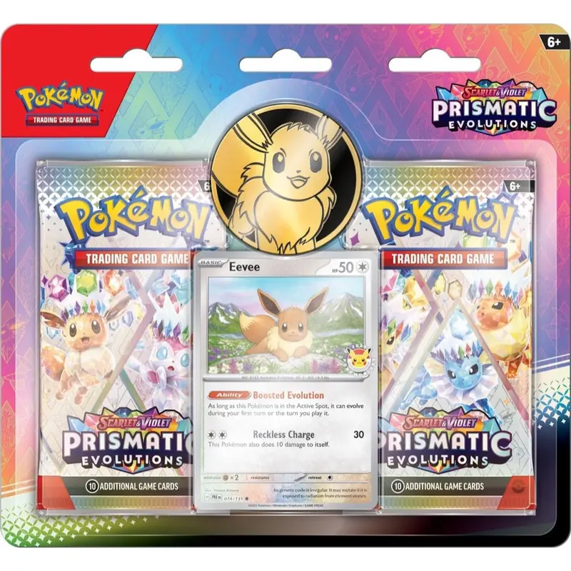 Pokemon Tcg Scarlet And Violet 8.5 Prismatic Evolutions 2-Pk Blister 1