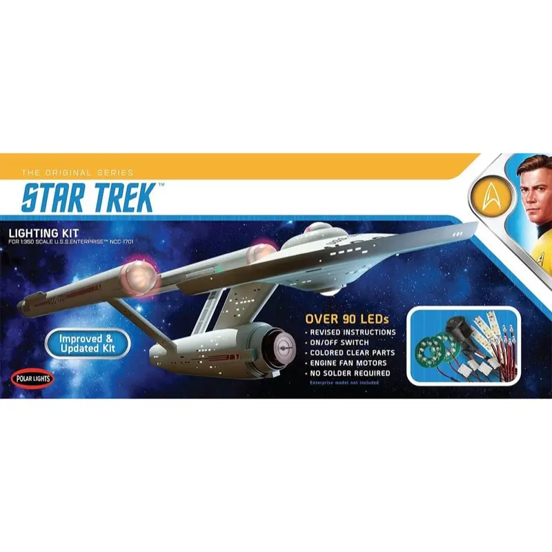 Polar Lights Mka048 048 Lighting Kit For 1/350 Star Trek Tos U.S.S. Enterprise 1