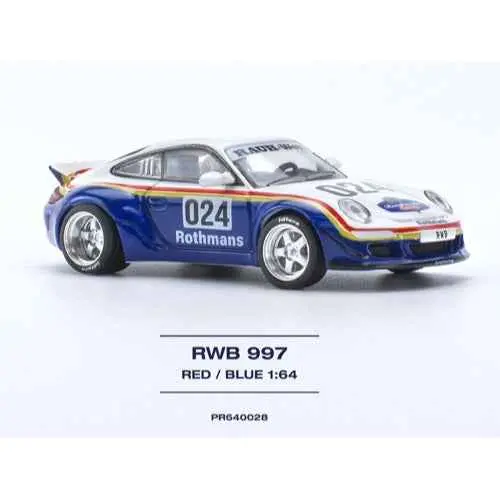 Pop Race 64-0028 1/64 997 Rwb Rothmans 1