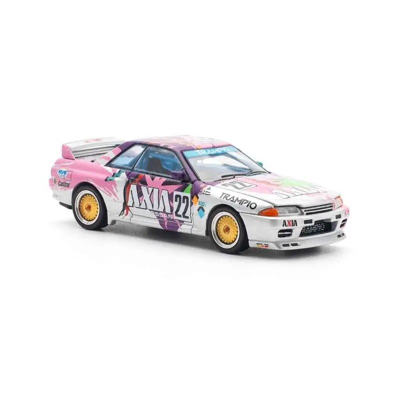 Pop Race 64-0103 1/64 Nissan Skyline Gt-R R32 No.22 Axia 1