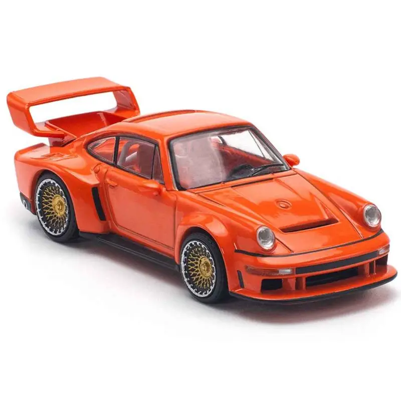 Pop Race 64-0131 1/64 Singer Dls Turbo Track Orange 1
