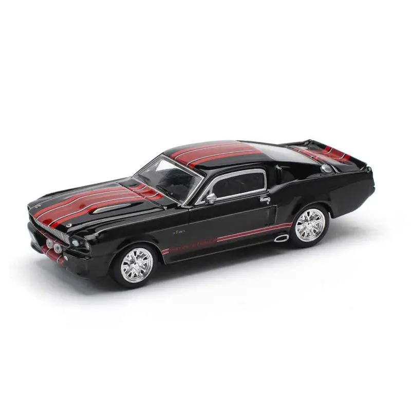 Pop Race 64-0218 1/64 Shelby Mustang Gt500 Dark Chrome 1