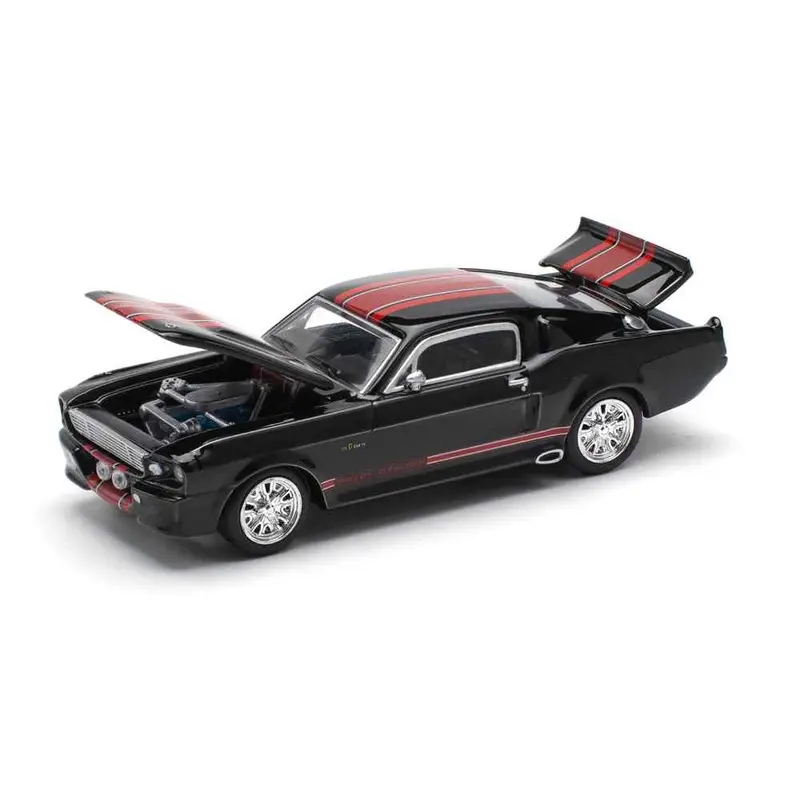 Pop Race 64-0218 1/64 Shelby Mustang Gt500 Dark Chrome 2