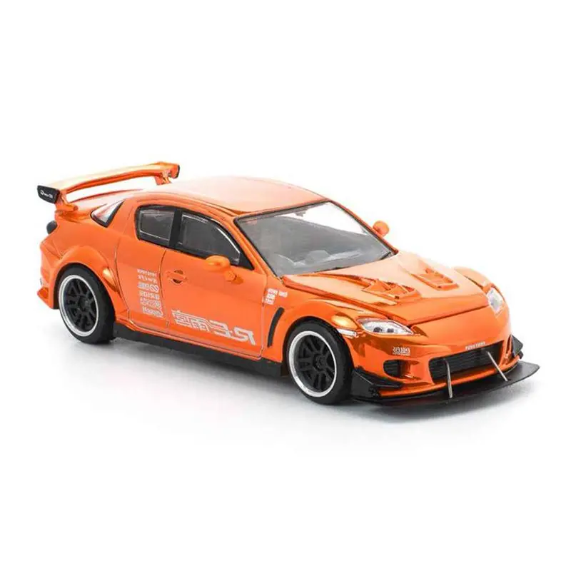 Pop Race 64-0281 1/64 Mazda Rx-8 Re-Amemiya Chrome Orange 1