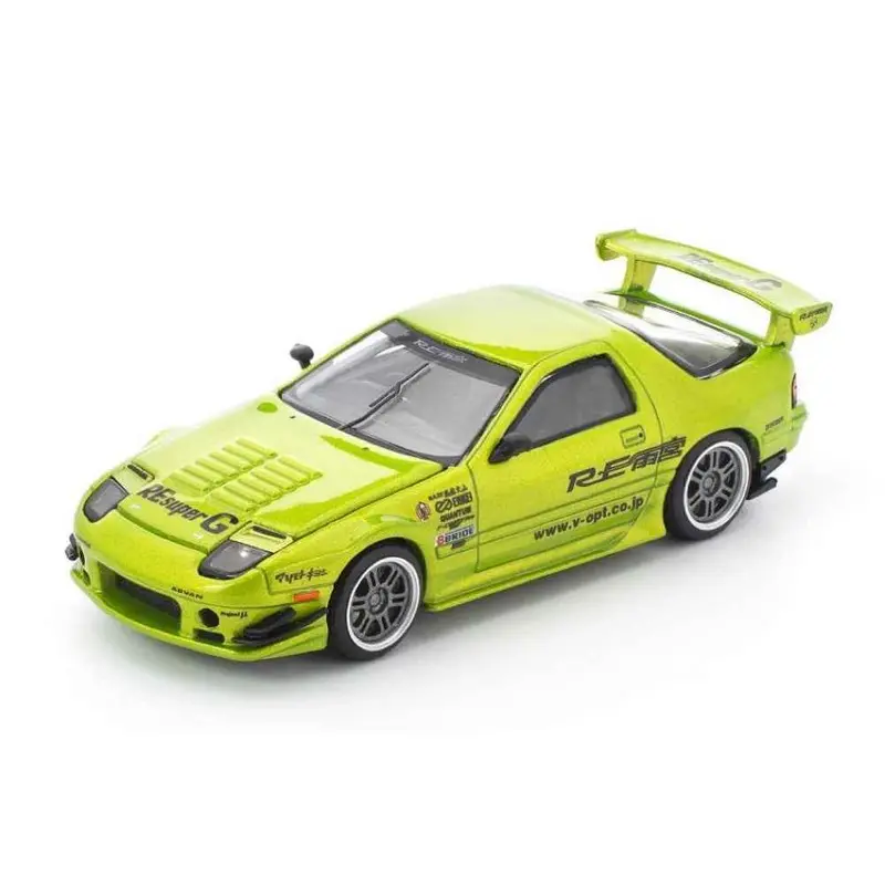 Pop Race 64-0344 1/64 Mazda Rx7 Fc3s Re-Amemiya Luminous Green 1