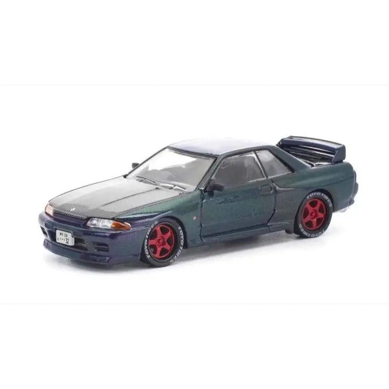 Pop Race 64-0357 1/64 Skyline Gt-R R32 Ghost Chameleon 1