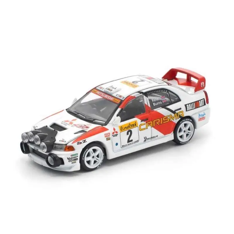 Pop Race 64-0402 1/64 Mitsubishi Lancer Evolution Iv 1998 Monte Carlo Rally 1