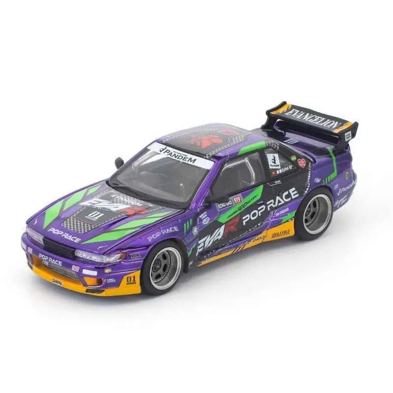 Pop Race 64-043 1/64 Pandem S13 Eva Rt Test Type-01 1