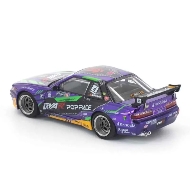 Pop Race 64-043 1/64 Pandem S13 Eva Rt Test Type-01 2