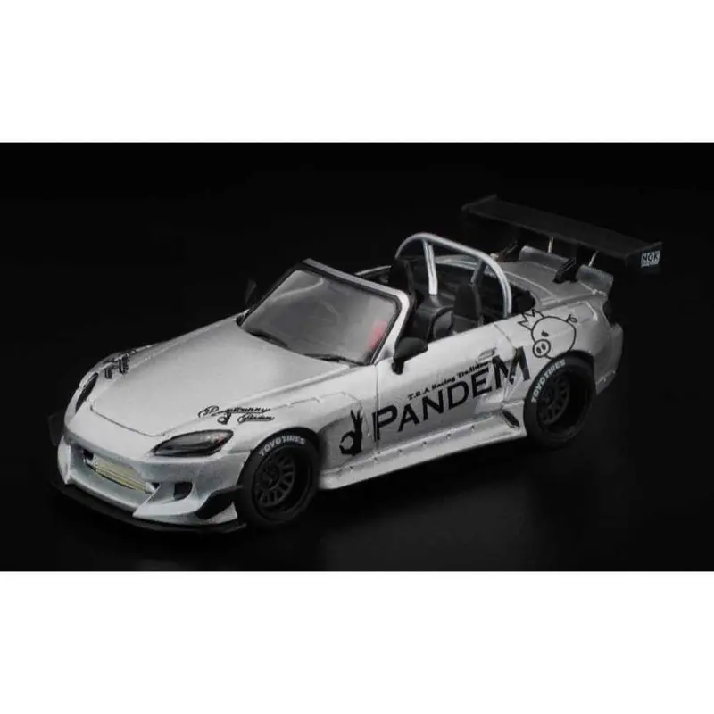 Pop Race 64-045 1/64 Pandem S2000 Silver 1