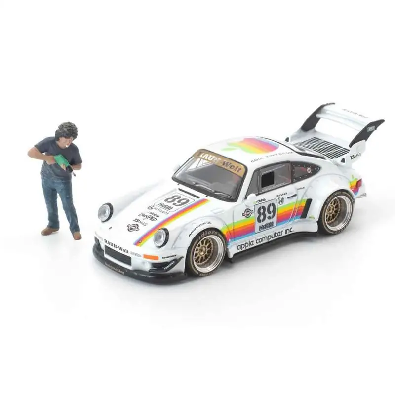 Pop Race 64-0474 1/64 Rwb 930 Apple With Figure 1