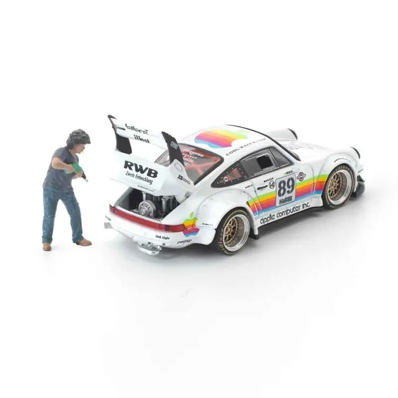Pop Race 64-0474 1/64 Rwb 930 Apple With Figure 2