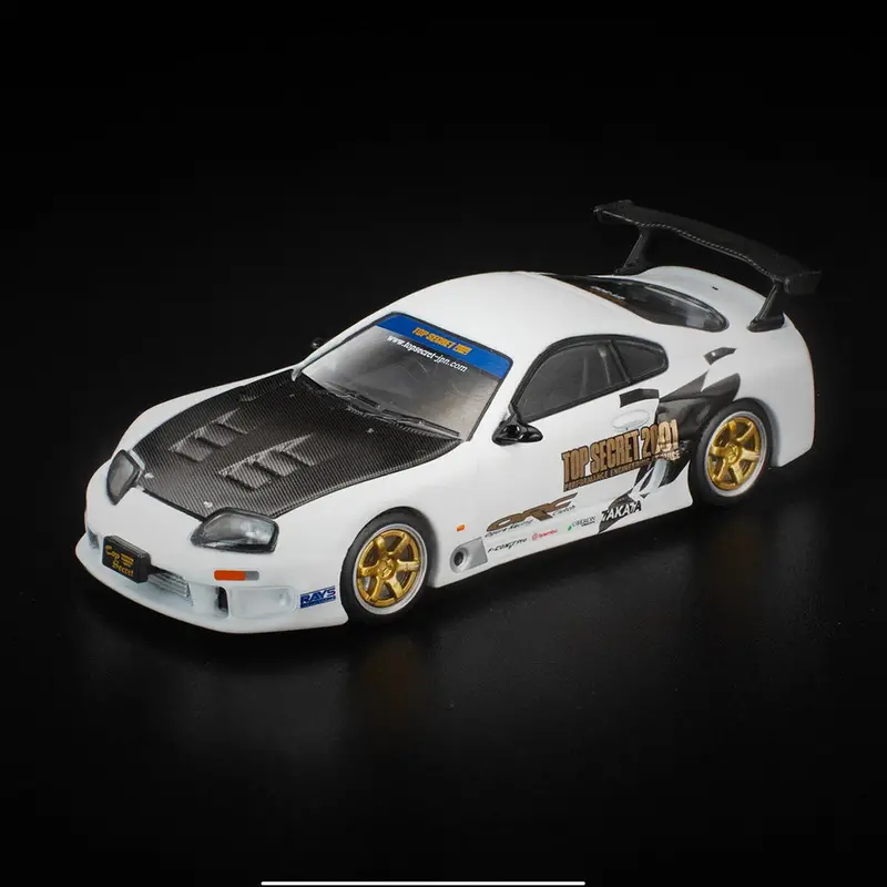 Pop Race 640364 1/64 Top Secret Gt300 Supra White 1