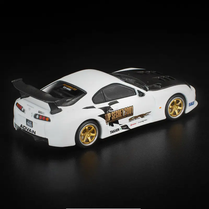 Pop Race 640364 1/64 Top Secret Gt300 Supra White 2