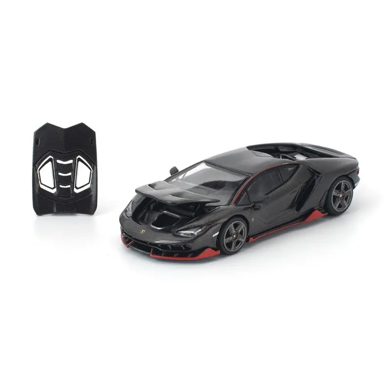 Pop Race 640436 1/64 Lamborghini Centenario Carbon/Red 1
