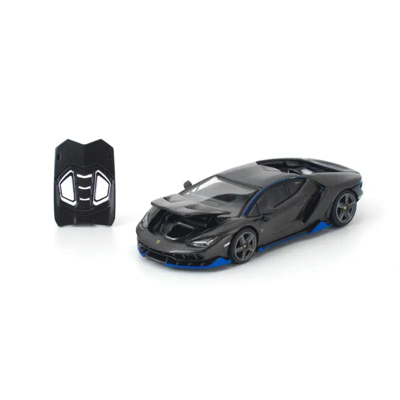 Pop Race 640438 1/64 Lamborghini Centenario Carbon Blue 1