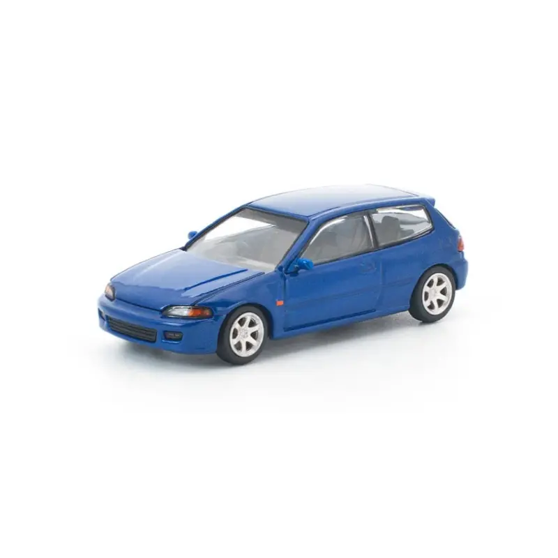 Pop Race 640475 1/64 Honda Civic (Eg6) Captiva Blue New Tooling 1