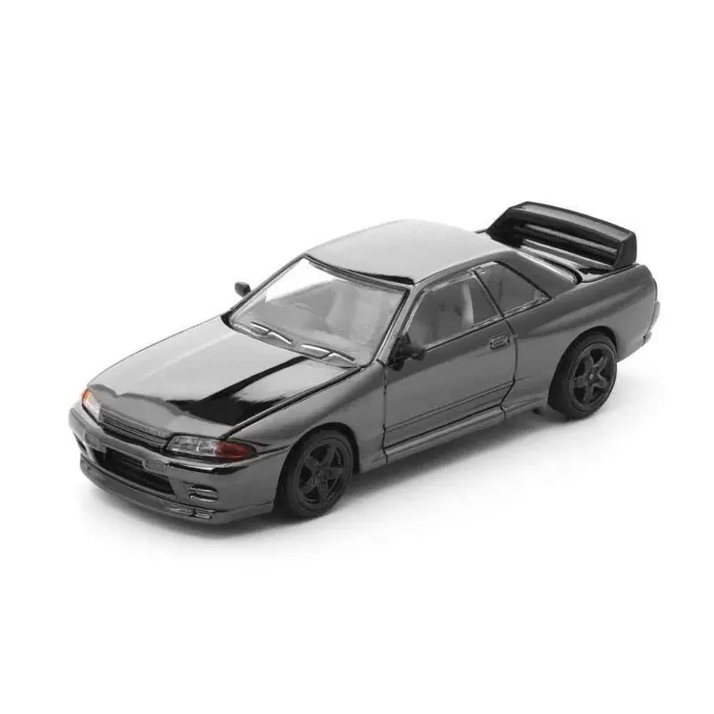 Pop Race Dc002 1/64 R32 Gt-R Dark Chrome 1