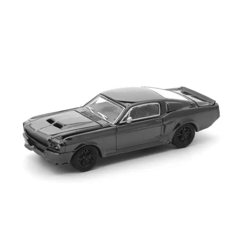 Pop Race Dc004 1/64 Shelby Mustang Gt500 Dark Chrome 1