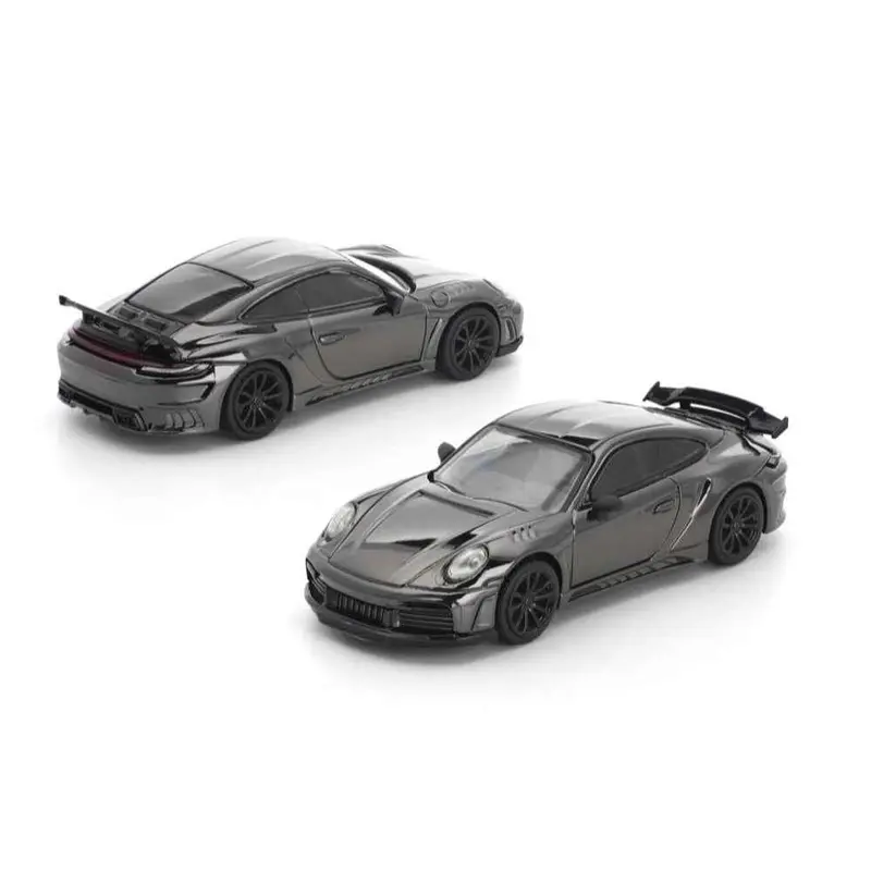 Pop Race Dc005 1/64 992 Stinger Gtr Dark Chrome 1