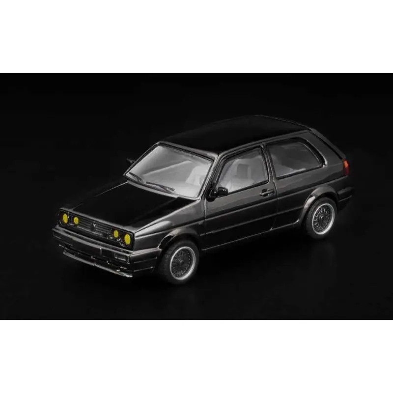 Pop Race Dc006 1/64 Golf Gti Mk2 Dark Chrome 1
