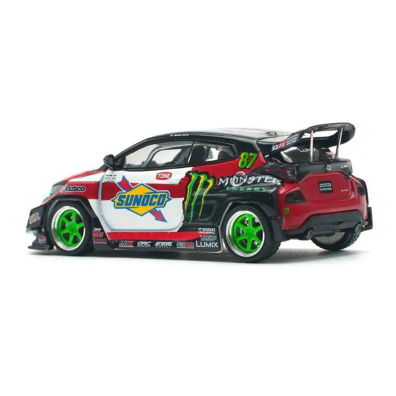 Pop Race Pr64-0106 1/64 Pandem Gr Yaris Daigo Saito 2