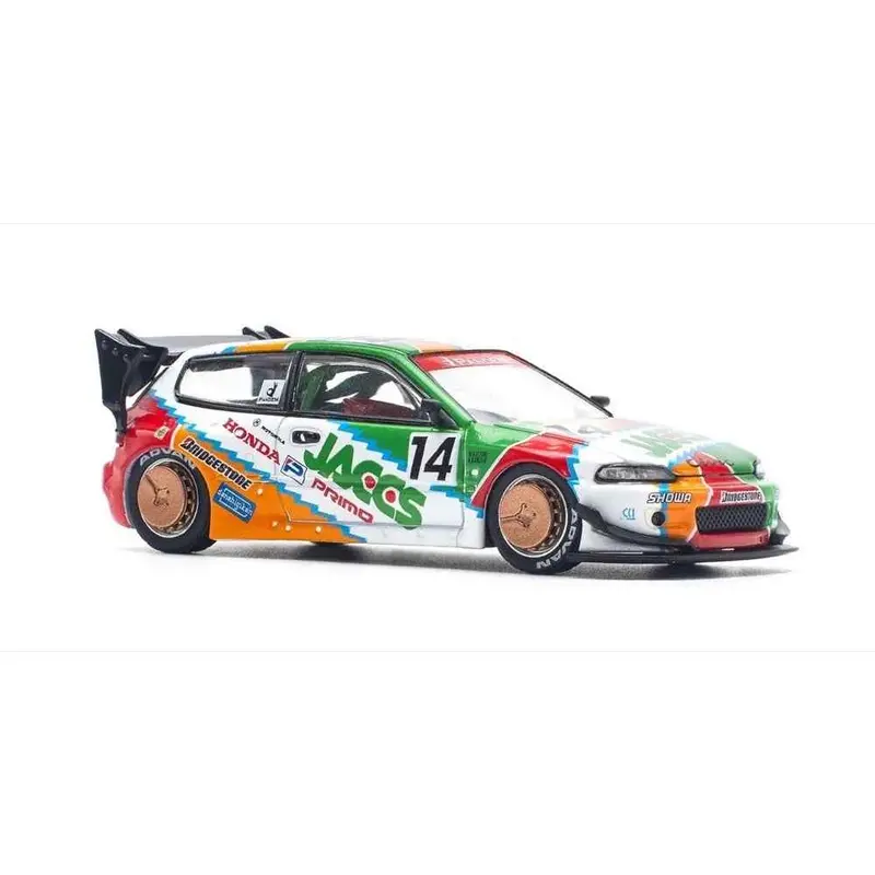 Pop Race Pr64-0128 1/64 Pandem Civic Eg6 V1.5 Jaccs 1