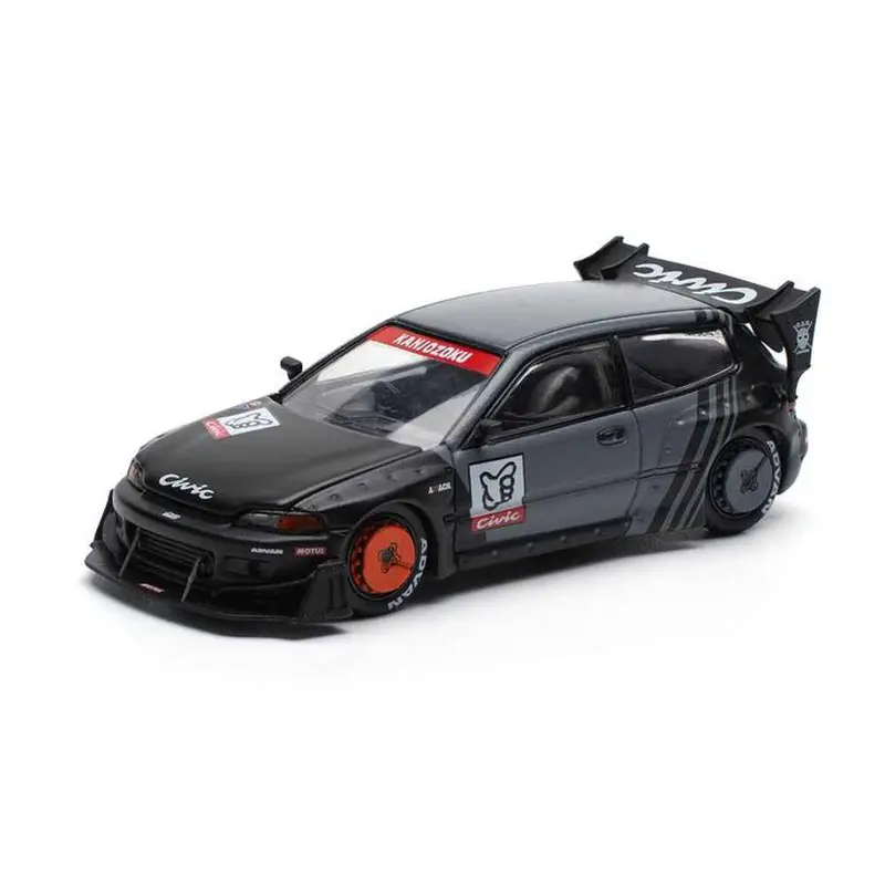 Pop Race Pr64-0163 1/64 Pandem Civic Eg6 Kanjozoku 1