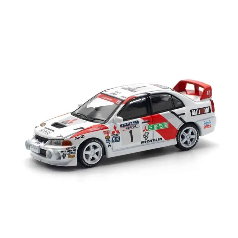 Pop Race Pr64-0165 1/64 Mitsubishi Lancer Evo Iv Winner Rally 1