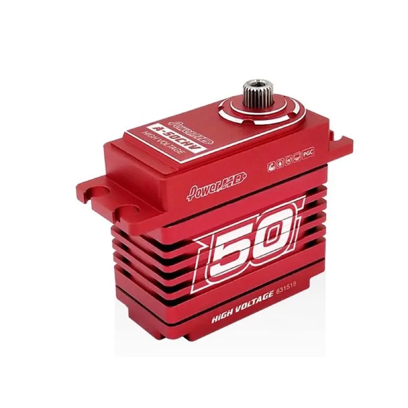 Power Hd A 50Chv Standard Coreless Motor Steel & Aluminium Gear Digital Servo 1
