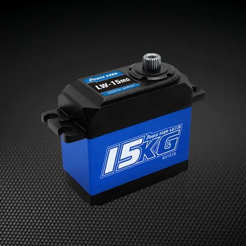 Power Hd Lw-15Mg Standard Dc Motor Copper & Aluminum Gear Waterproof Servo 1