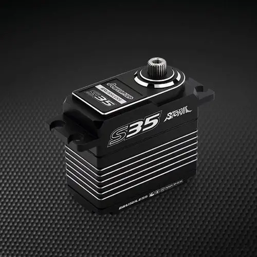 Power Hd S35-S Standard Brushless Motor Titanium And Steel Gear Digital Servo Silver 1