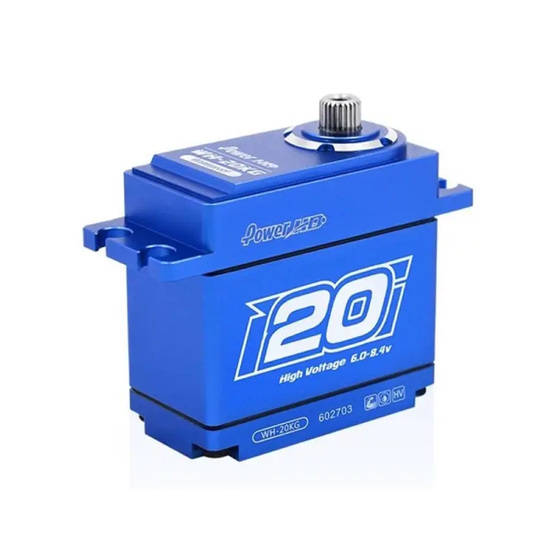 Power Hd Wh-20Kg Standard Coreless Motor Steel & Aluminium Gear Digital Waterproof Servo 1
