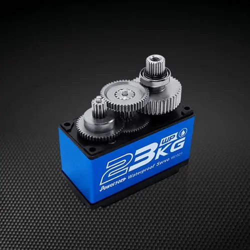 Power Hd Wp-23Kg Standard Coreless Motor Titanium & Steel Gear Servo 2