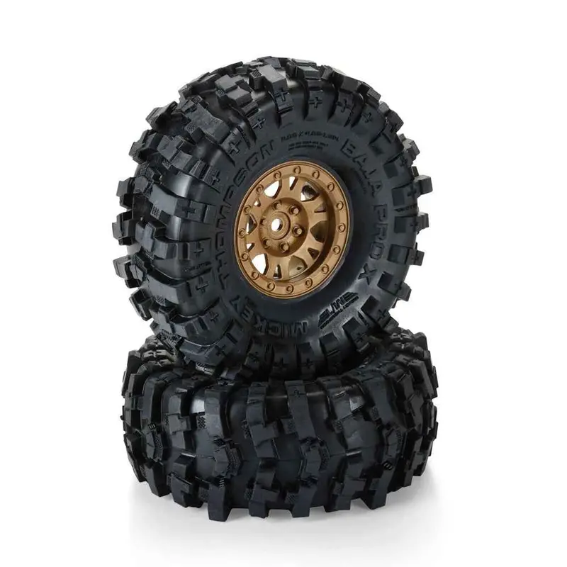 Proline 1021315 1/10 Limited Edition Mickey Thompson Baja Pro X G8 1.9In Crawler Tyres Mounted On Bronze Impulse 2Pcs 1