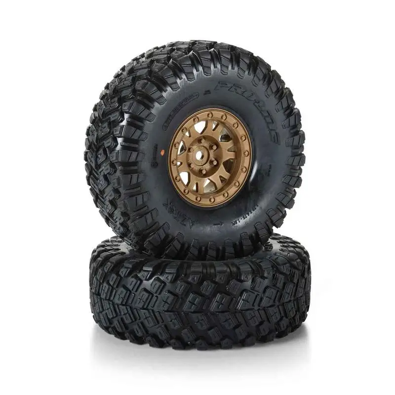 Proline 1025415 1/10 Limited Edition Aztek G8 1.9In Crawler Tyres Mounted On Bronze Impulse 2Pcs 1