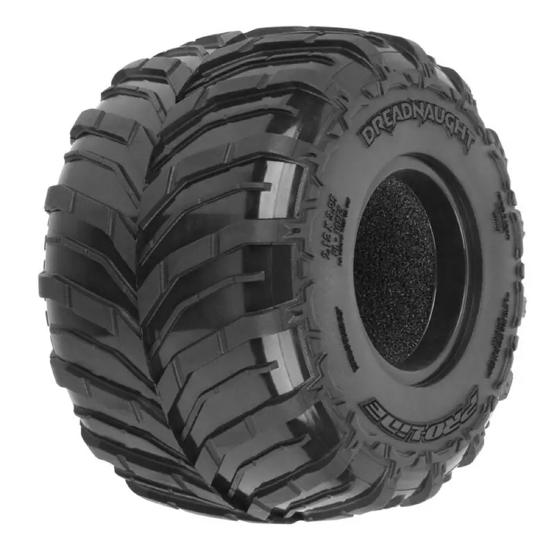 Proline 1026500 Dreadnaught F/R Tyre Suit Mini Lmt 2Pcs 1