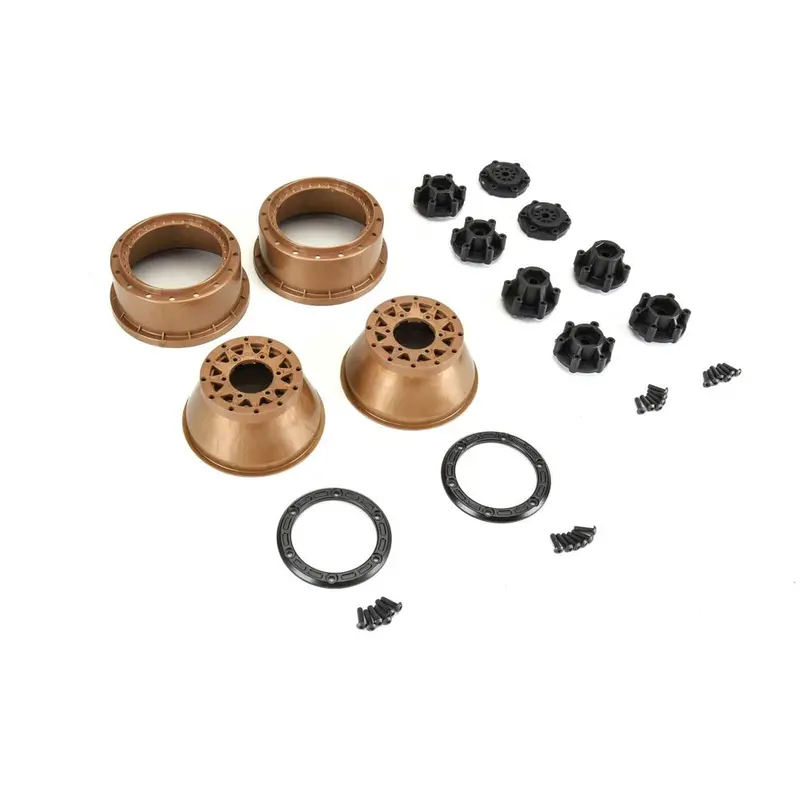Proline 281107 Limited Edition Raid Bead-Loc F/R 2.2/3.0 Short Course Wheels With 12 & 14Mm Hexes 2Pcs Black/Bronze 1