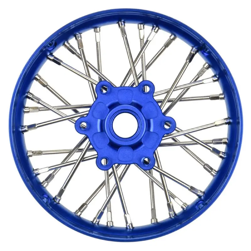 Proline Pro-Spec Aluminium Assembled Front Wheel V2 Bead Blue Promoto-Sm Pro284700t1 1