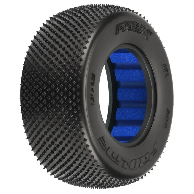 Proline Pro10148303 Rear Prism Sct Cr3 2.2In/3.0In Carpet Tyres 2Pcs 1