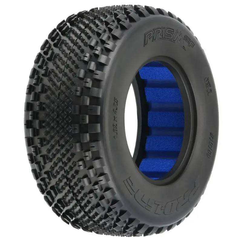 Proline Pro10169303 1/10 Prism Cr3 2.2In/3.0In Carpet Front Sct Tyres 2Pcs 1