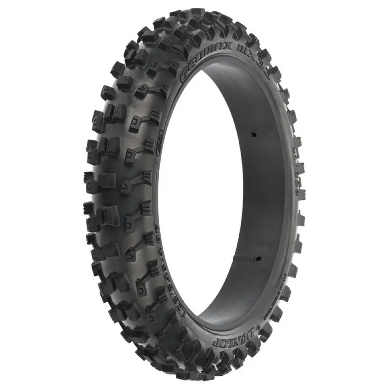 Proline Pro1022911 Dunlop Geomax Mx33 V2 Bead Cr4 Front Tyre Mounted On Sleeve For Pro-Spec Aluminum Wheel 1