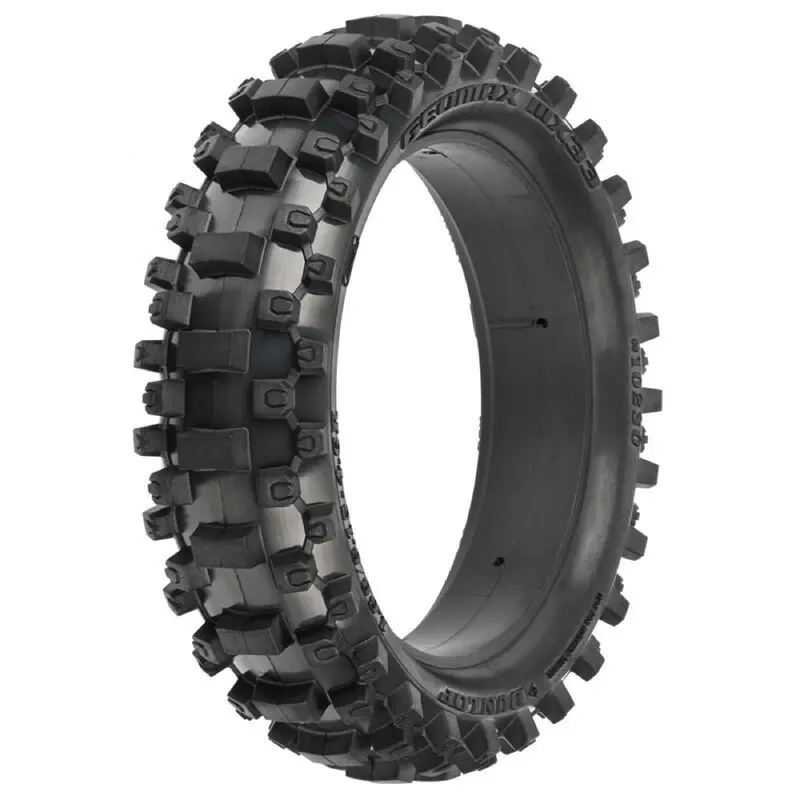 Proline Pro1023011 Dunlop Geomax Mx33 V2 Bead Cr4 Rear Tyre Mounted On Sleeve For Pro-Spec Aluminum Wheel 1