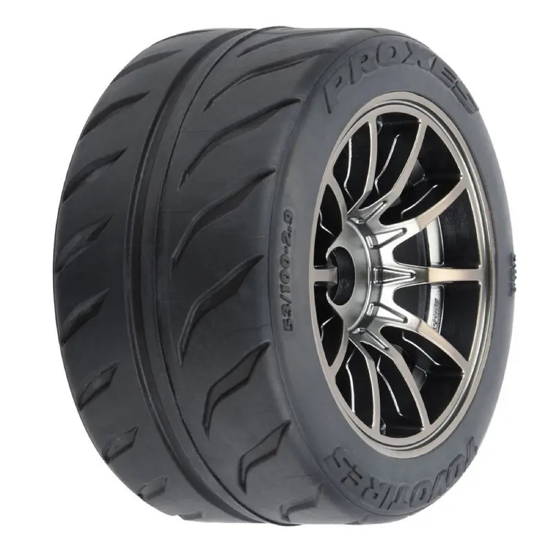Proline Pro1025711 Toyo Proxes R888r S3 Front & Rear 53/100 2.9 Belted Tyres Mounted On 17Mm Spectre Wheels 2Pcs 1