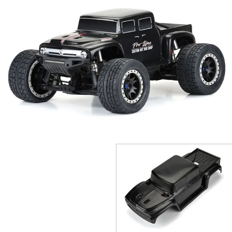 Proline Pro361018 1/5 Pre-Cut F100 Bash Armor Black Body Suit X-Maxx 1