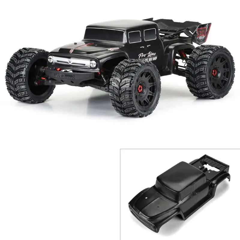 Proline Pro361118 1/5 Pre-Cut F-100 Bash Armor Black Body Suit Kraton 8S 1