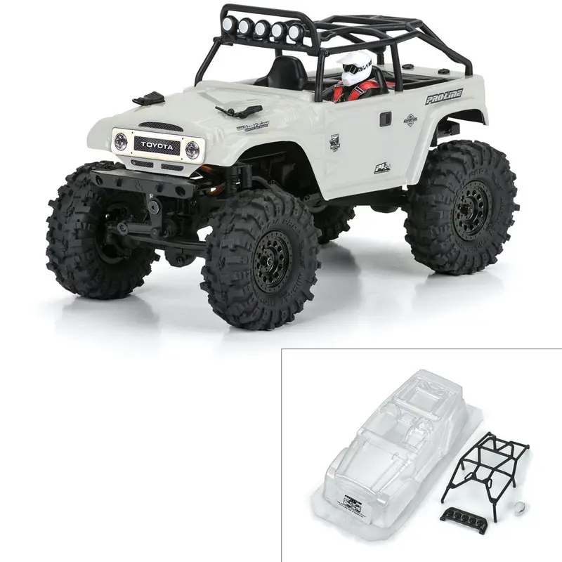 Proline Pro366300 1979 Toyota Land Cruiser Fj40 Clear Body With Trail Cage Scx24 1